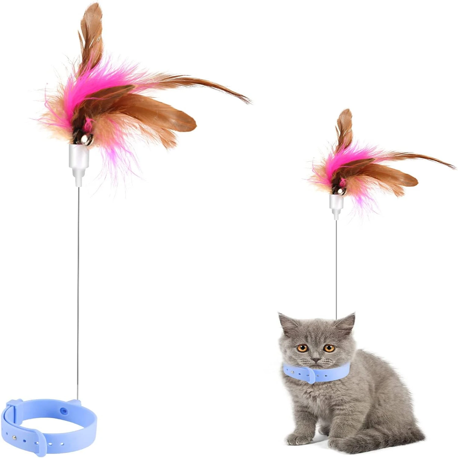 Interactive Blue Feather Teaser Wand Toy for Cats - Engaging, Adjustable, and Perfect for Indoor Playtime Fun - Stimulating and
Interactive Blue Feather Teaser Wand Toy for Cats - Engaging, Adjustable, and Perfect for Indoor Playtime Fun - Stimulating and