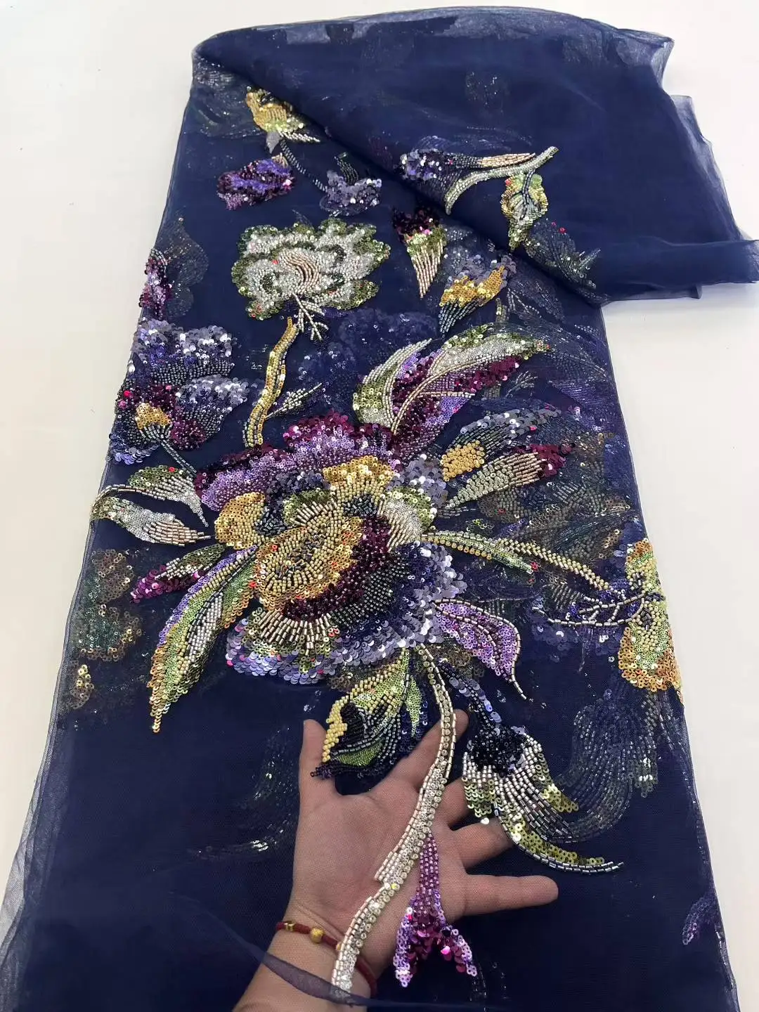 Luxury African Beaded 2025 High Quality Nigerian Sequins With Pearl Lace French Tulle Lace Fabric For Party Dress Sewing
Luxury African Beaded 2025 High Quality Nigerian Sequins With Pearl Lace French Tulle Lace Fabric For Party Dress Sewing
