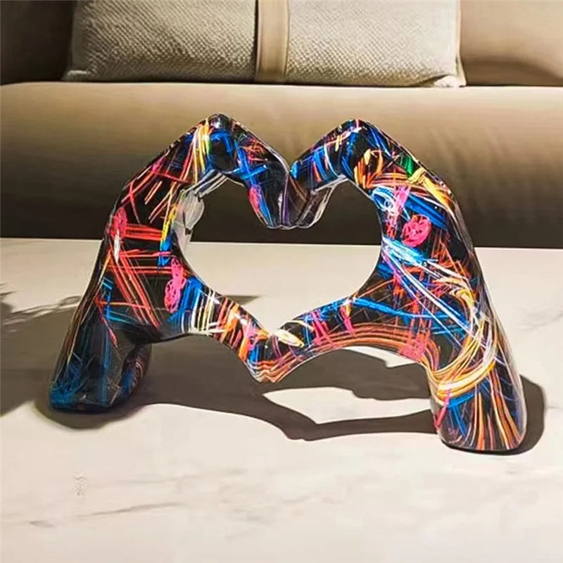 Colorful Gesture Decoration, Love Finger Statue Modern, Modern Art Sculpture Home Decoration A
Colorful Gesture Decoration, Love Finger Statue Modern, Modern Art Sculpture Home Decoration A