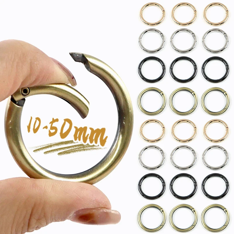 20Pcs Meetee 10-50mm Bag Strap Metal Spring Snap Hook Openable O Ring Buckle Dog Collar Connect Clasp Keychain DIY Accessories
20Pcs Meetee 10-50mm Bag Strap Metal Spring Snap Hook Openable O Ring Buckle Dog Collar Connect Clasp Keychain DIY Accessories