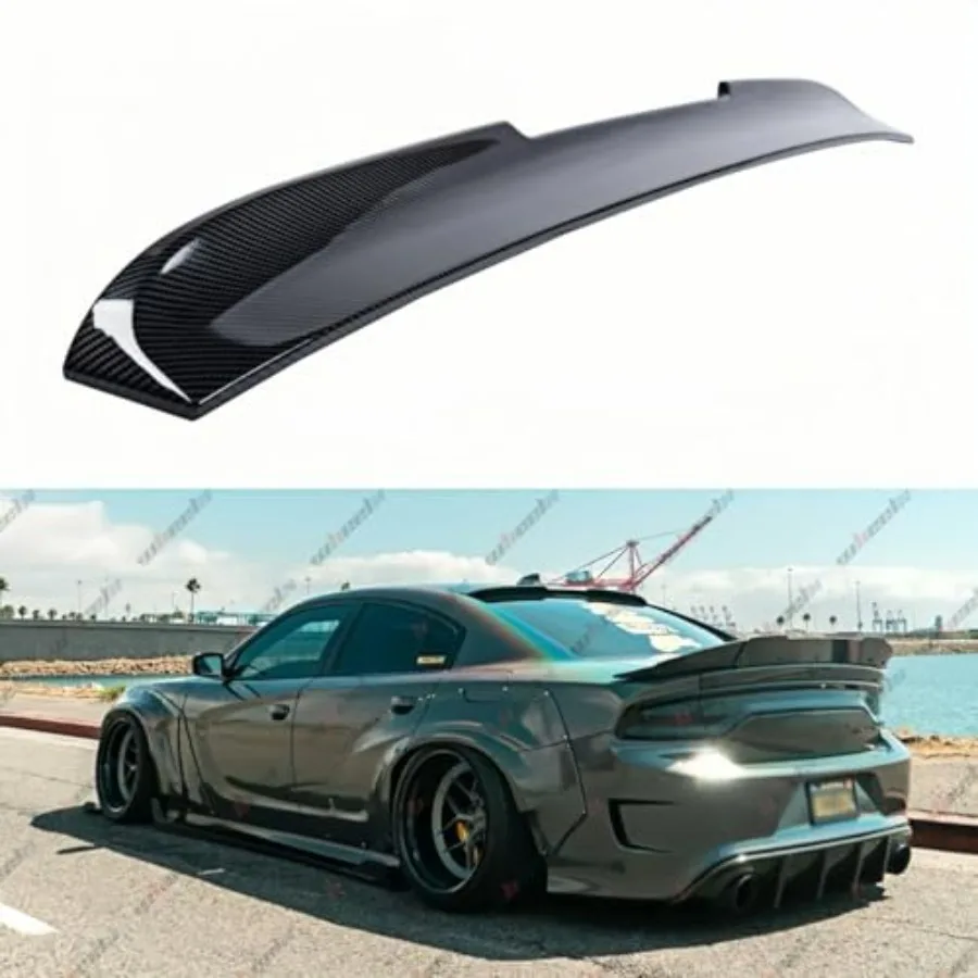 Rear Window Rooftop Spoiler for 2015-2024 Dodge Charger All Models, V Style Wing in Carbon Fiber Pattern, Lightweight Durable M
Rear Window Rooftop Spoiler for 2015-2024 Dodge Charger All Models, V Style Wing in Carbon Fiber Pattern, Lightweight Durable M