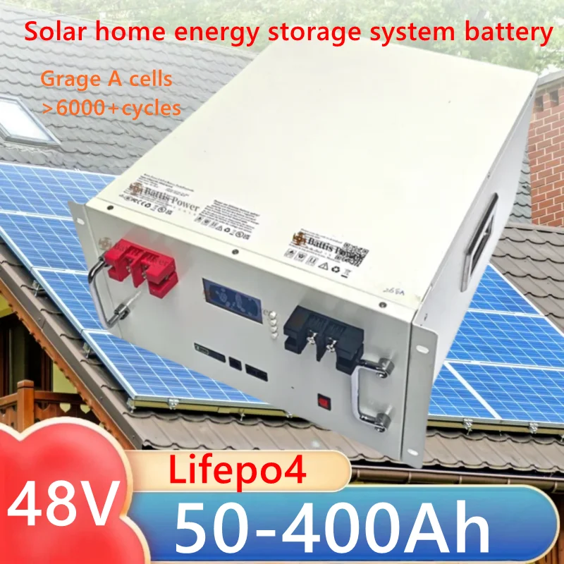 Lifepo4 Battery for Solar System 6000+ Cycles 50Ah-400Ah 48V-51.2V with RS485 RS232 High Capacity Energy Storage 10kwh-200Ah
Lifepo4 Battery for Solar System 6000+ Cycles 50Ah-400Ah 48V-51.2V with RS485 RS232 High Capacity Energy Storage 10kwh-200Ah