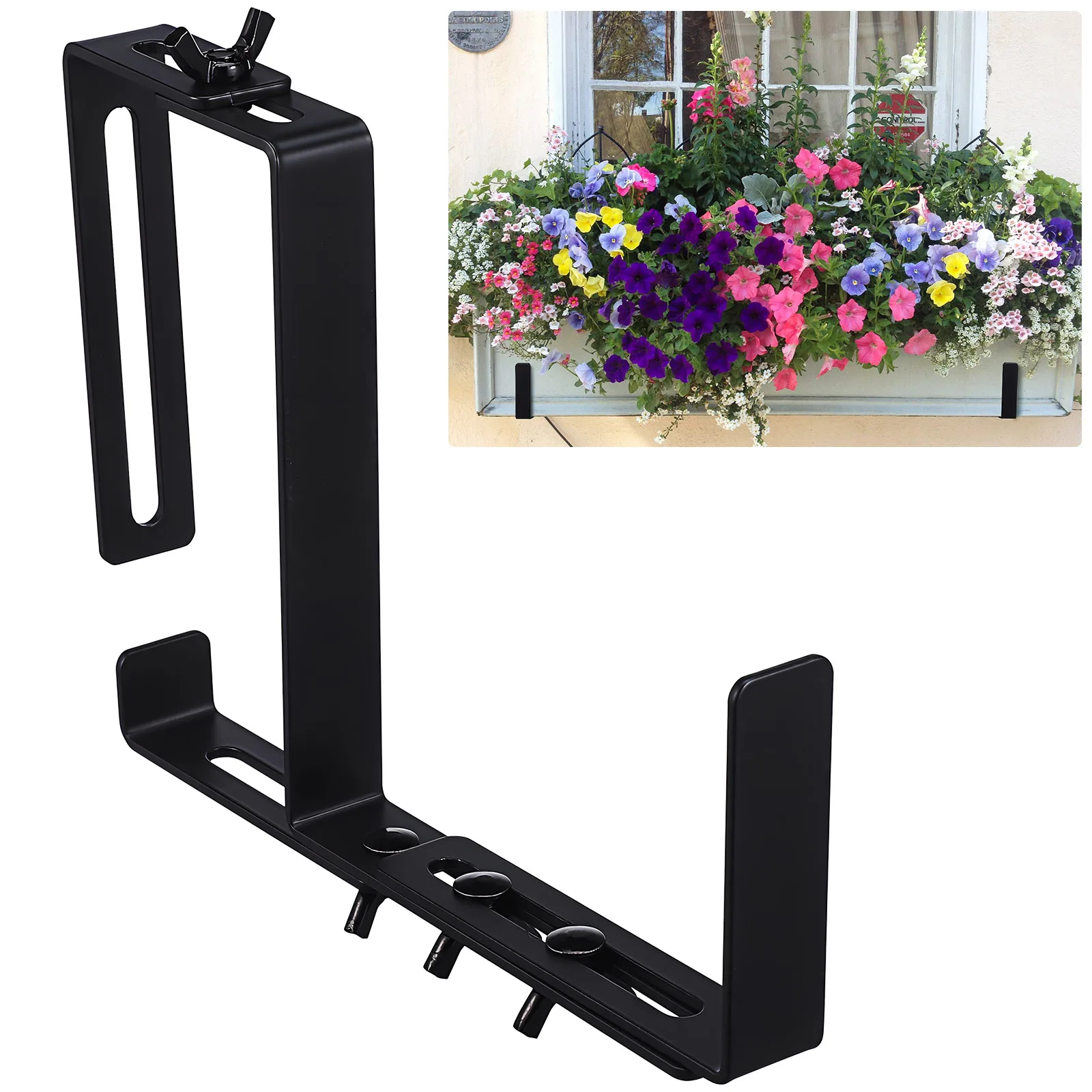 Hanging Window Boxes Planters Balcony Decor Railing Outdoor Adjustable Length Save Space Flower Pot Bracket Planter Box Holder
Hanging Window Boxes Planters Balcony Decor Railing Outdoor Adjustable Length Save Space Flower Pot Bracket Planter Box Holder