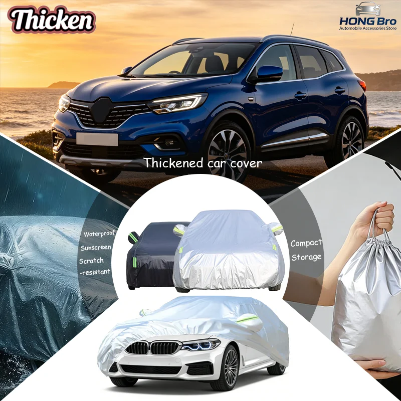For Renault Kadjar 2015-2019 2016 2017 Full Car Covers Oxford Fabric, Anti-UV Sunshade, Waterproof Snowproof Dustproof
For Renault Kadjar 2015-2019 2016 2017 Full Car Covers Oxford Fabric, Anti-UV Sunshade, Waterproof Snowproof Dustproof