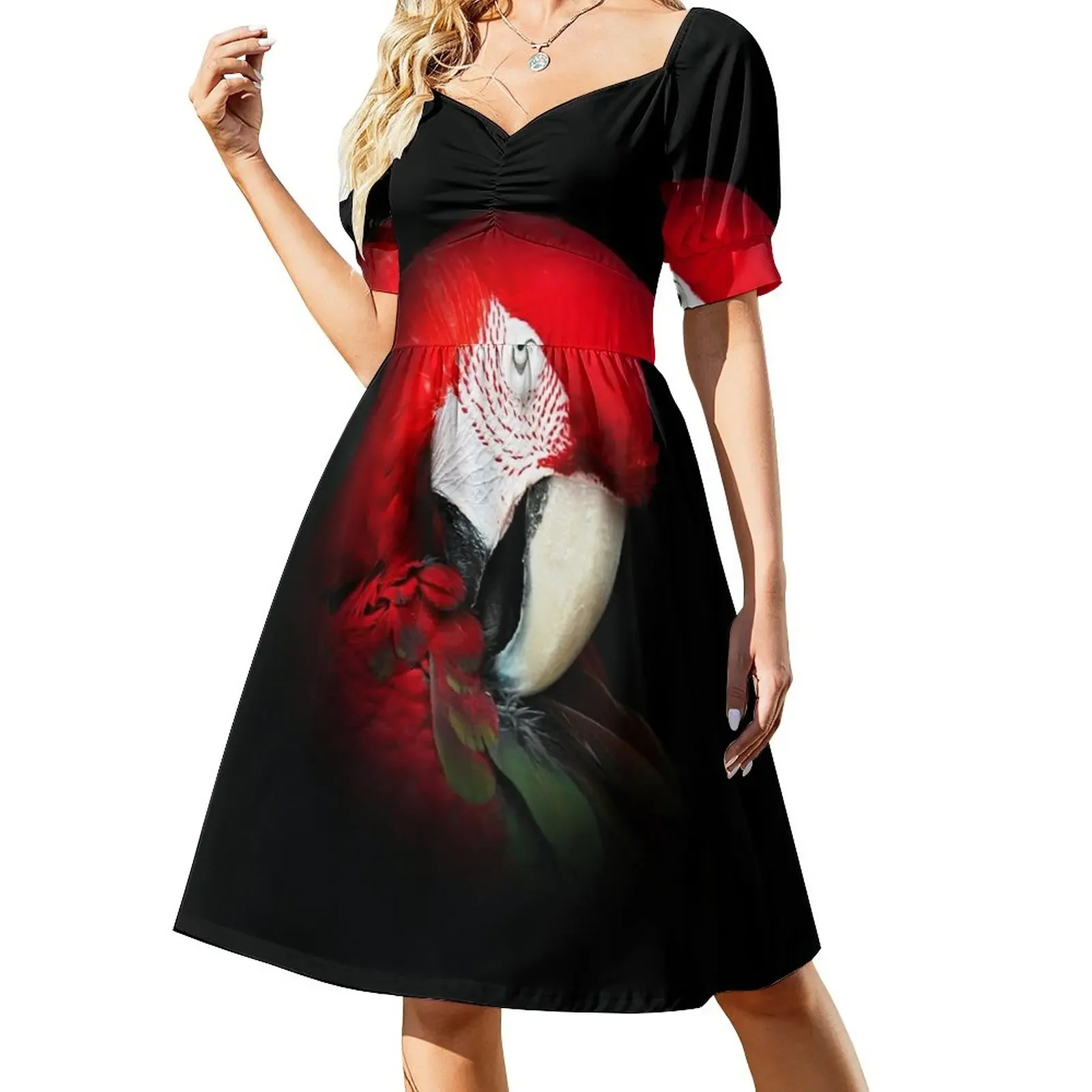 greenwing macaw pose Short-Sleeved Dress Elegant gown dress women summer 2025 women's luxury party dress
greenwing macaw pose Short-Sleeved Dress Elegant gown dress women summer 2025 women's luxury party dress
