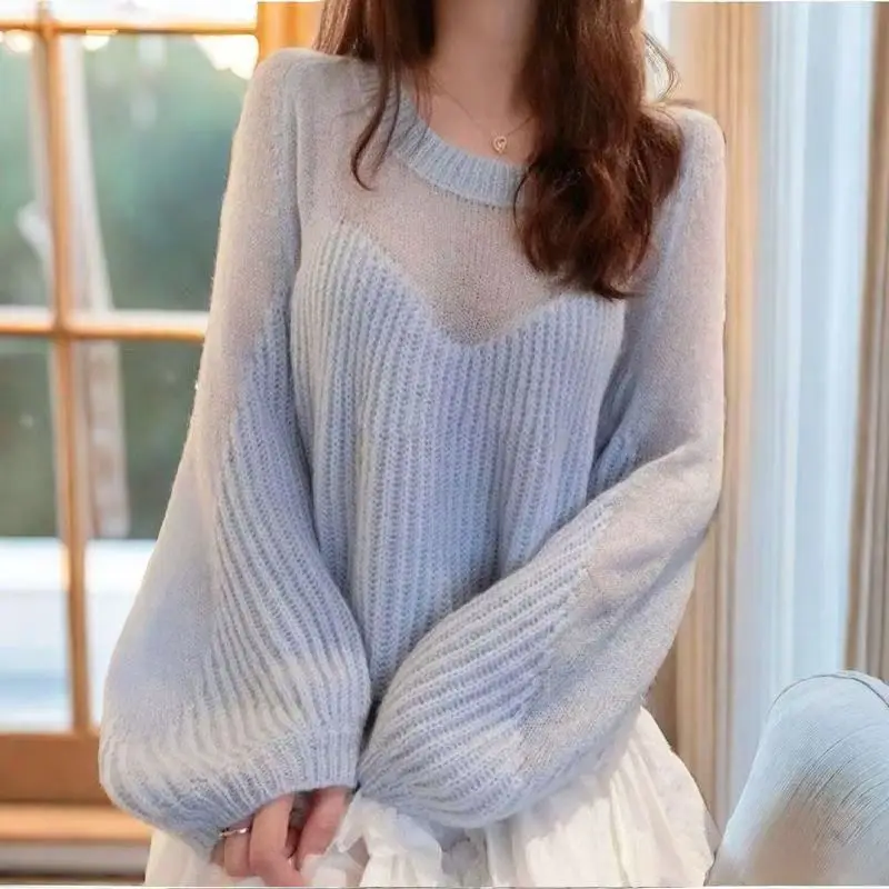 Women Pink Pullover Knitted Sweater Long Sleeves Oversize Sweaters Jumper Vintage Clothes 2025 Autumn
Women Pink Pullover Knitted Sweater Long Sleeves Oversize Sweaters Jumper Vintage Clothes 2025 Autumn