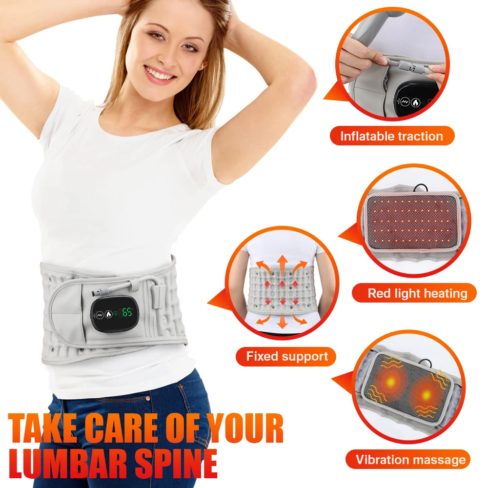 Back Heating Support Belt Airbag Heating Waist Brace Inflatable Vibration Massage Back Brace Belt Abdomen Warmer Lumbar Support
Back Heating Support Belt Airbag Heating Waist Brace Inflatable Vibration Massage Back Brace Belt Abdomen Warmer Lumbar Support