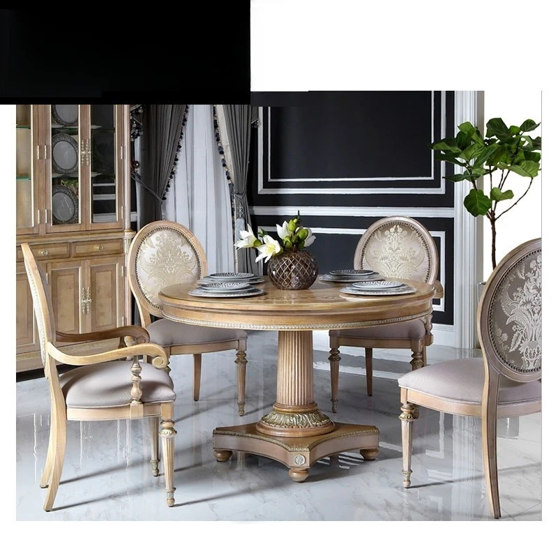 Neoclassical series European dining chair Home dining chair Backrest fabric European armchair
Neoclassical series European dining chair Home dining chair Backrest fabric European armchair