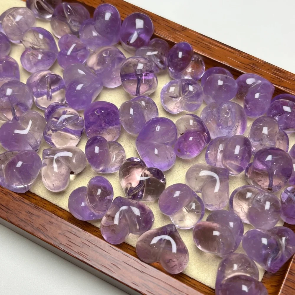 5PCS Natural Amethyst Peach Quartz Pendant Polished Crystal Reiki Healing Jewelry Gift Cute Rock Decoration 13mm
5PCS Natural Amethyst Peach Quartz Pendant Polished Crystal Reiki Healing Jewelry Gift Cute Rock Decoration 13mm