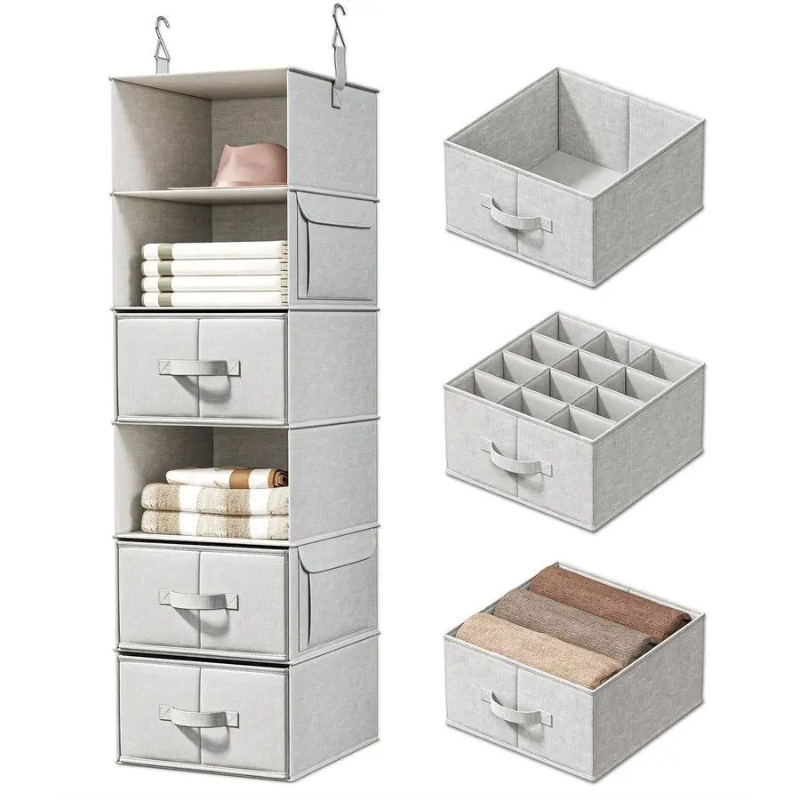 Подвесной органайзер для шкафа с 3 ящиками, 6 полками, непроницаемые органайзеры для шкафа и хранение для организации гардероба, подвесной доктор
Подвесной органайзер для шкафа с 3 ящиками, 6 полками, непроницаемые органайзеры для шкафа и хранение для организации гардероба, подвесной доктор