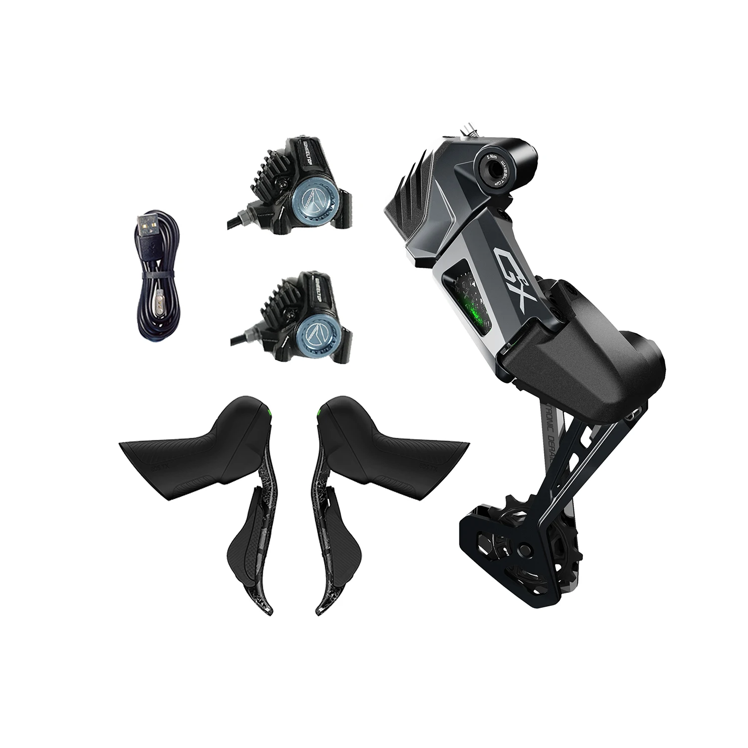 WheelTop DES GeX Electronic Shifter Rear Derailleur 7-14S Electronic Bicycle Shifting for Road bike Gravel Bike
WheelTop DES GeX Electronic Shifter Rear Derailleur 7-14S Electronic Bicycle Shifting for Road bike Gravel Bike