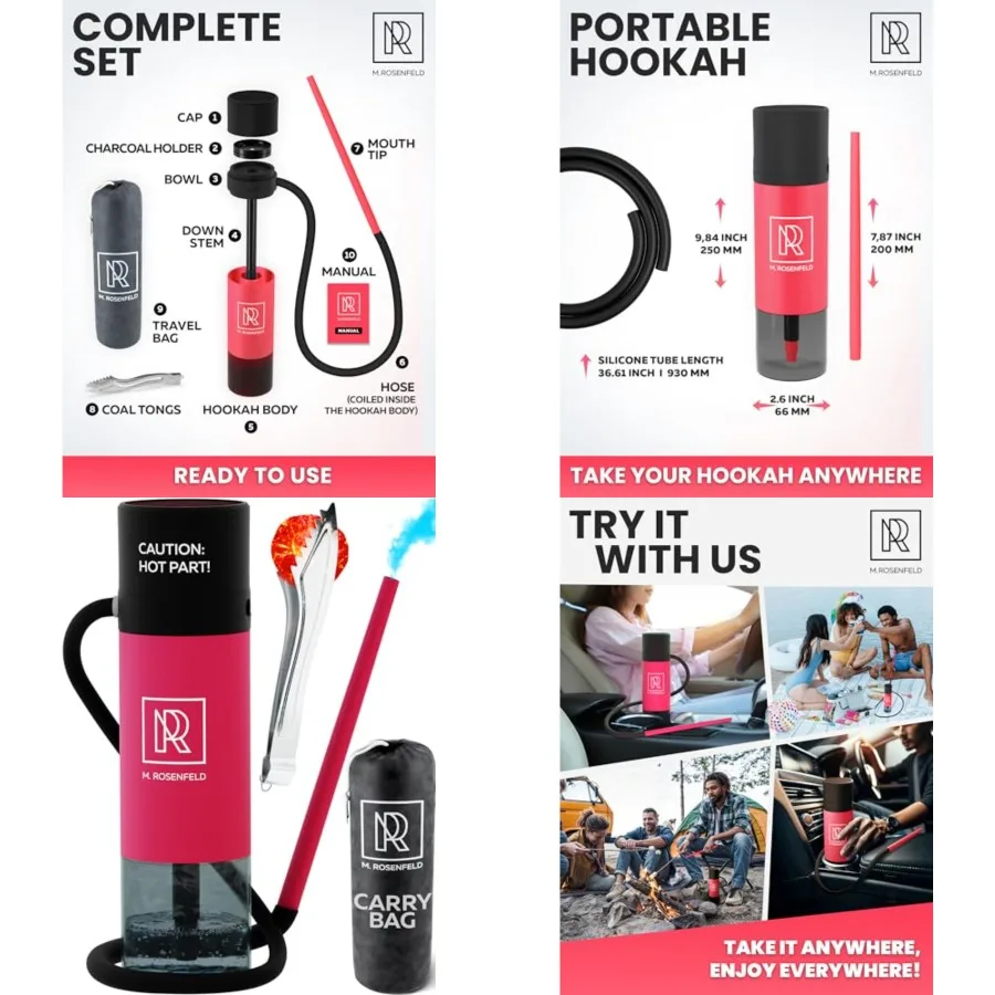 Portable Car Hookah Set with Silicone Hose Easy-Clean CupCompact, Outdoor-Ready, 5-Minute Setup
Portable Car Hookah Set with Silicone Hose Easy-Clean CupCompact, Outdoor-Ready, 5-Minute Setup