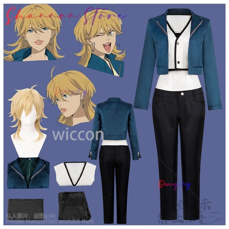 Kristin Cosplay New Anime Lazarus Costume Short Style Blue Jacket Pants Wig For Girls Woman Halloween Christmas Party Customized
Kristin Cosplay New Anime Lazarus Costume Short Style Blue Jacket Pants Wig For Girls Woman Halloween Christmas Party Customized