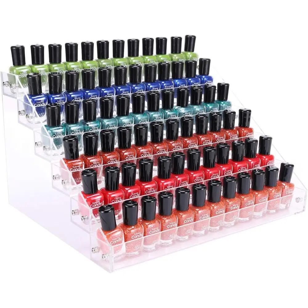 6-Tier Acrylic Nail Polish Organizer Rack, Holds 48-96 Bottles, Ideal for Tattoo Ink and Essential Oils
6-Tier Acrylic Nail Polish Organizer Rack, Holds 48-96 Bottles, Ideal for Tattoo Ink and Essential Oils