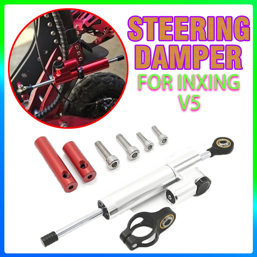 For Inxing V5 Electric Scooter Steering Damper with Bracket Kit Increase High Speed Stability Safety Scooter Spare Parts
For Inxing V5 Electric Scooter Steering Damper with Bracket Kit Increase High Speed Stability Safety Scooter Spare Parts