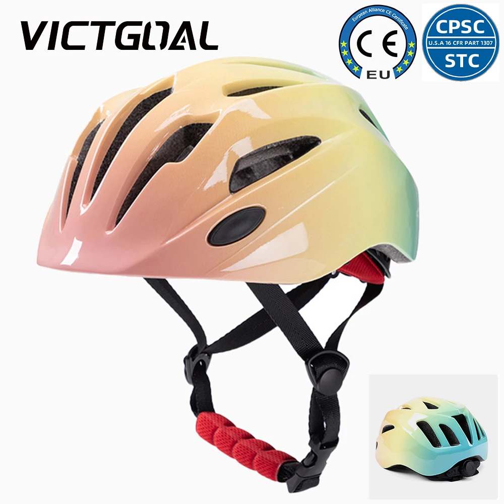 VICTGOAL Kids Bicycle Helmet Lightweight for Children Sports Safety Caps Roller Skating Scooter Balance Bike Cycling Protection
VICTGOAL Kids Bicycle Helmet Lightweight for Children Sports Safety Caps Roller Skating Scooter Balance Bike Cycling Protection