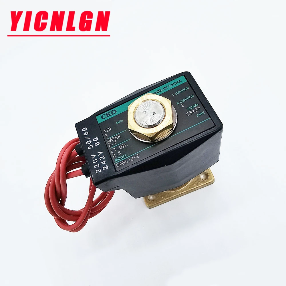 Электромагнитный клапан CKD GAB412-2-0-AC220V GAB412-7-0-AC220V GAB422-2-0-AC220V
Электромагнитный клапан CKD GAB412-2-0-AC220V GAB412-7-0-AC220V GAB422-2-0-AC220V