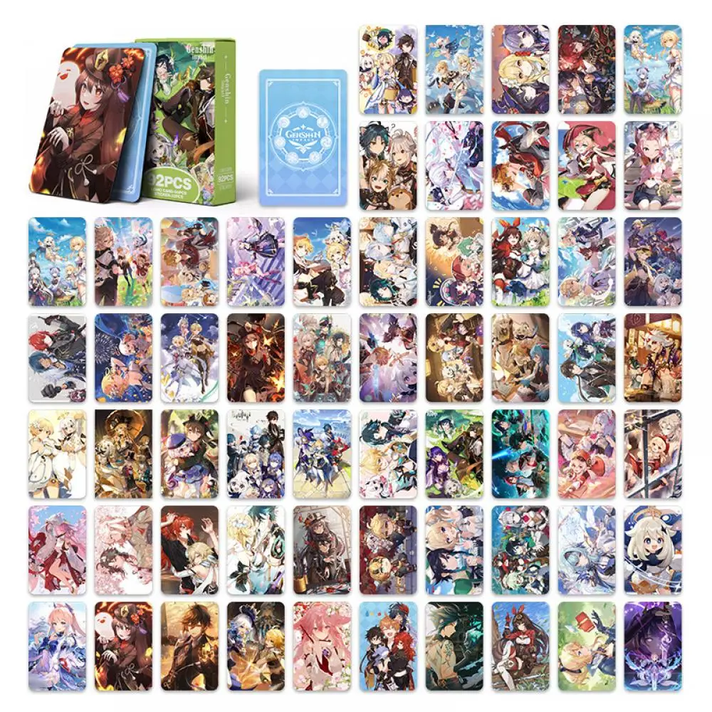92pcs MiHoYo Genshin Impact two sided Game Cards Nahida Venti character Stickers Cosplay Props Game peripheral collection Gift
92pcs MiHoYo Genshin Impact two sided Game Cards Nahida Venti character Stickers Cosplay Props Game peripheral collection Gift