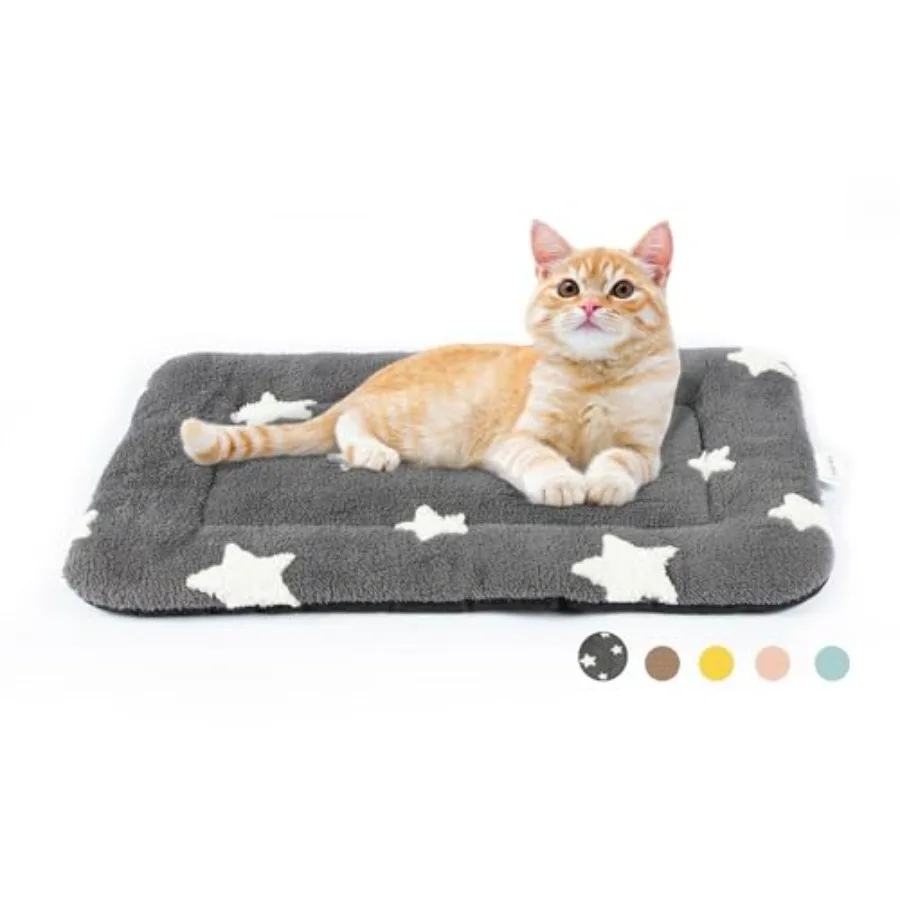 Washable Cat Bed for Indoor Cats with Anti-Slip Base Soft Flat Puppy and Kitten Cushion for Small Dogs Cute Star Design Pet Ken
Washable Cat Bed for Indoor Cats with Anti-Slip Base Soft Flat Puppy and Kitten Cushion for Small Dogs Cute Star Design Pet Ken