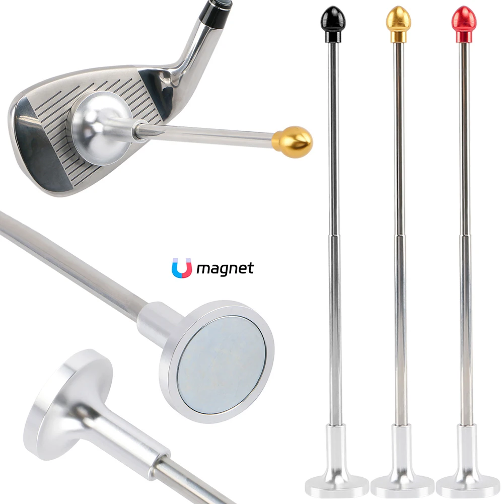  Golf Alignment Rods Golf Club Direction Rod Help Visualize and Aligns Your Golf Shot Magnetic Swing Training Aid for Beginners