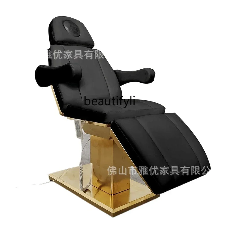 x1Manufacturer gold electric beauty bed beauty salon medical beauty folding lifting tattoo embroidery dental examination bed
x1Manufacturer gold electric beauty bed beauty salon medical beauty folding lifting tattoo embroidery dental examination bed