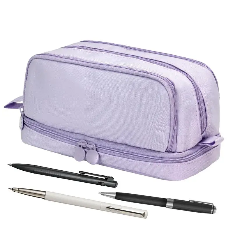 Pencil Pouch Portable Large Pencil Bag With Compartments Aesthetic Pen Pouch Stationery Storage Bag For Pencils Pens Cards
Pencil Pouch Portable Large Pencil Bag With Compartments Aesthetic Pen Pouch Stationery Storage Bag For Pencils Pens Cards
