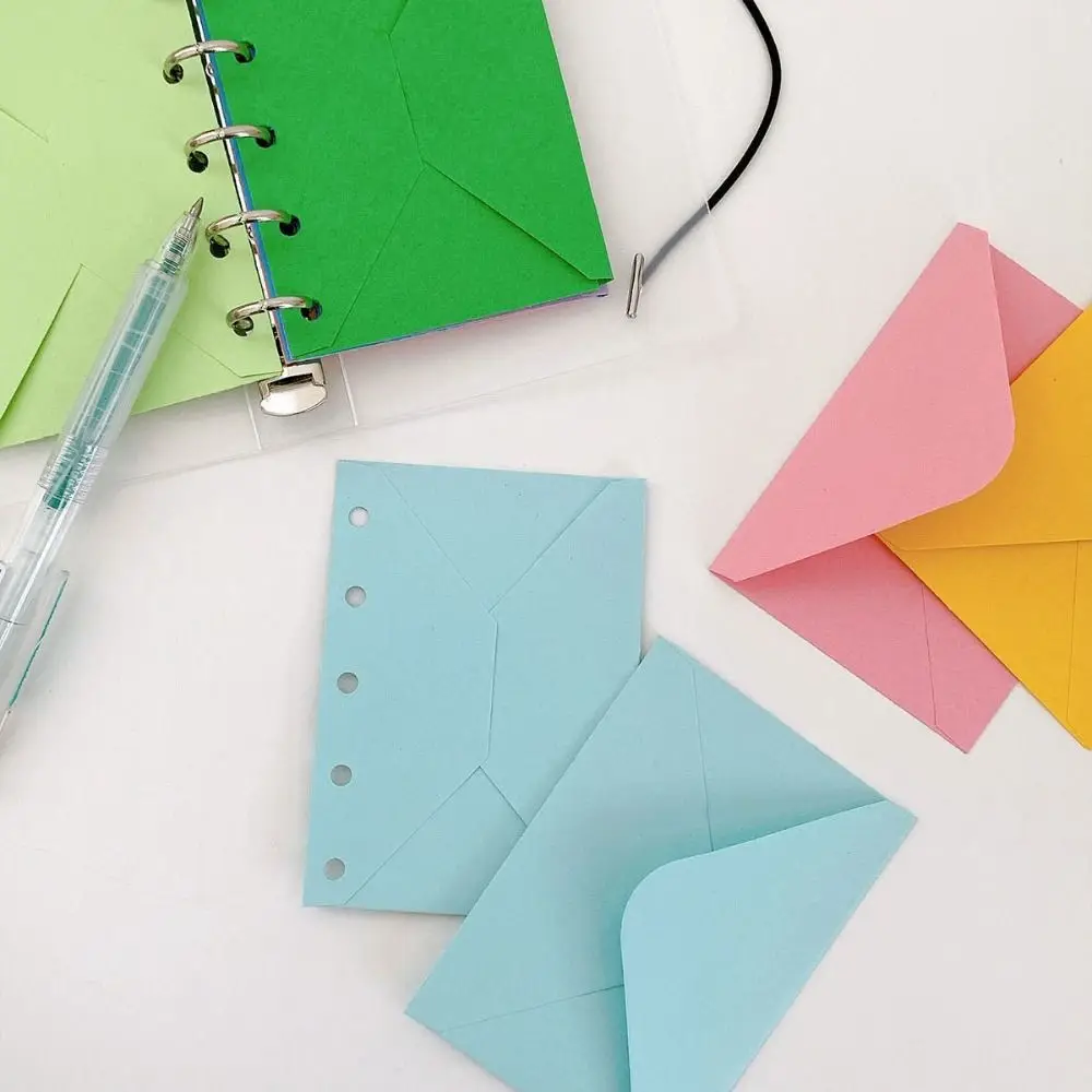 5pcs Candy Color Envelope Loose Leaf Refill Paper Category Page Tab Mini Hole Puncher M5 A8 Inner Refill Spiral Binder Paper
5pcs Candy Color Envelope Loose Leaf Refill Paper Category Page Tab Mini Hole Puncher M5 A8 Inner Refill Spiral Binder Paper