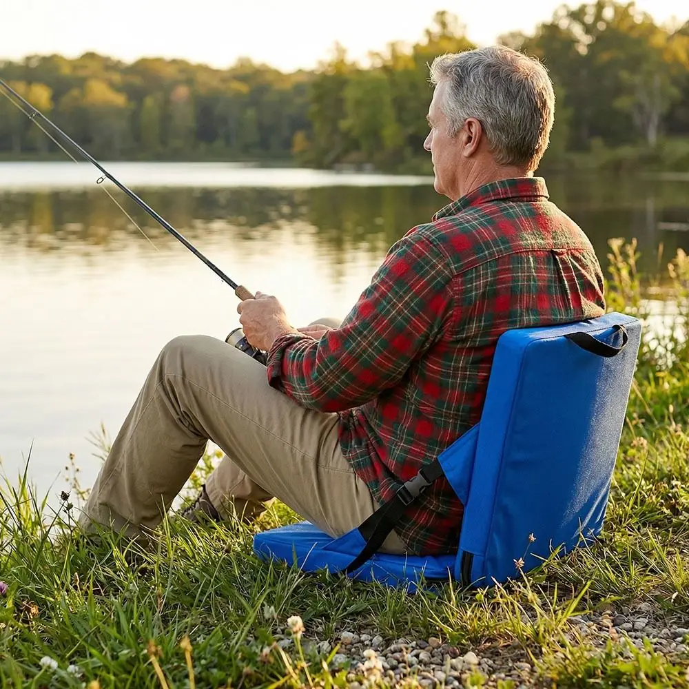 Thick Cotton Foldable Camping Chair Durable Construction Soft Sponge Cushion Beach Chair Cushion Not Easy Fall Storage Space
Thick Cotton Foldable Camping Chair Durable Construction Soft Sponge Cushion Beach Chair Cushion Not Easy Fall Storage Space