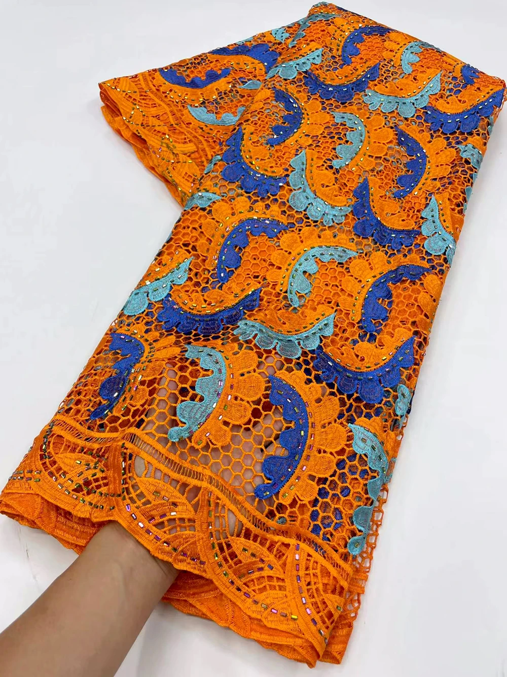 2026 Guipure Stones Lace African Embroidered Cupion Cord Lace Nigerian Textured Cotton Fabric Skin Friendly Sewing Wedding Dress
2026 Guipure Stones Lace African Embroidered Cupion Cord Lace Nigerian Textured Cotton Fabric Skin Friendly Sewing Wedding Dress