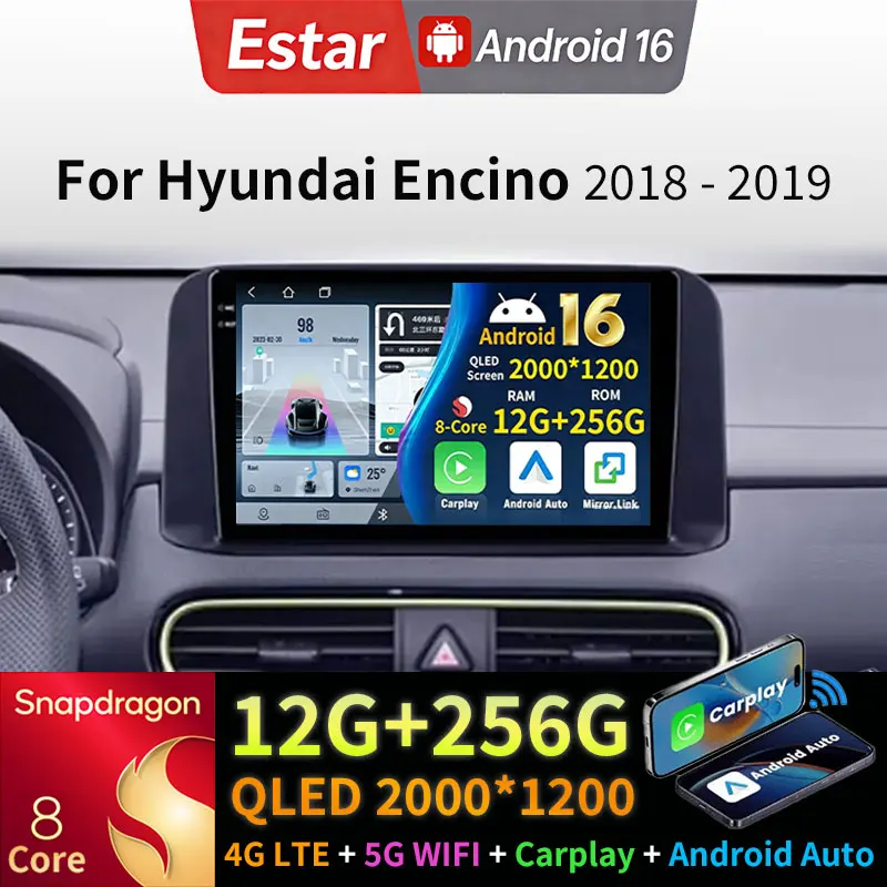 Android 16 Carplay для Hyundai Encino 2018-2019, навигация, Wi-Fi, 2din, 4G LTE, RDS, беспроводные автомобильные интеллектуальные системы, GPS для авто
Android 16 Carplay для Hyundai Encino 2018-2019, навигация, Wi-Fi, 2din, 4G LTE, RDS, беспроводные автомобильные интеллектуальные системы, GPS для авто