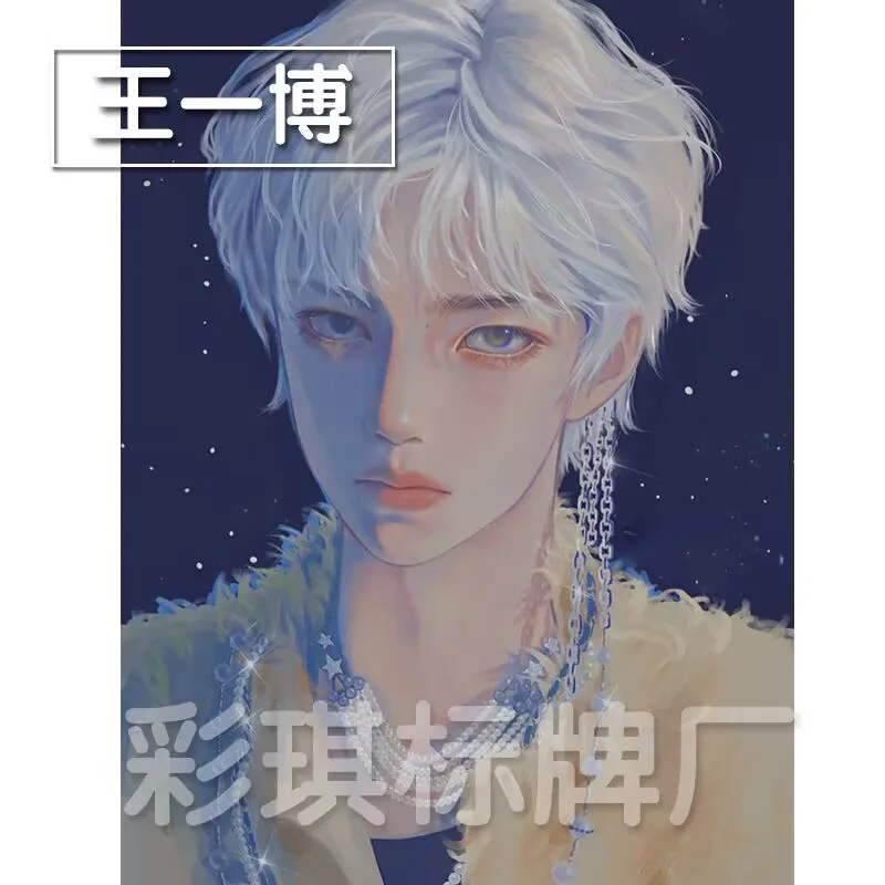 Wang Yibo's birthday gift, a double-sided standing sign adapted from a manga, is an acrylic tabletop decoration
Wang Yibo's birthday gift, a double-sided standing sign adapted from a manga, is an acrylic tabletop decoration