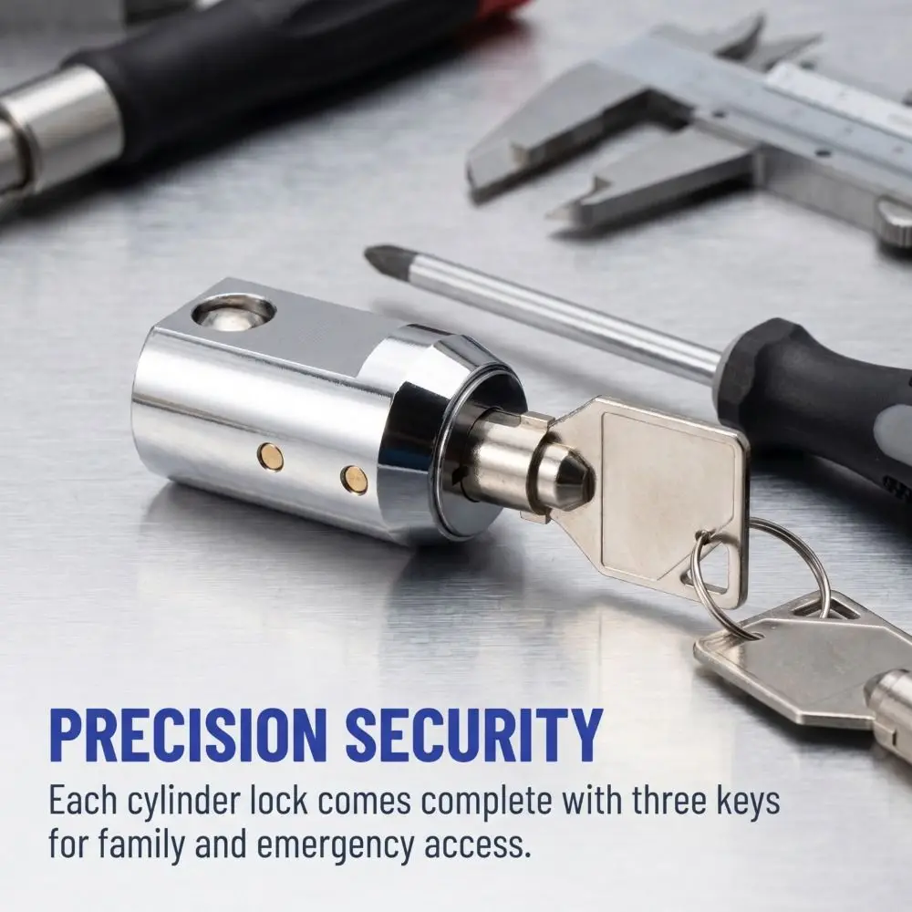 Rarelock Zinc Alloy Tubular Key Lock Flat Key Tubular Key Cabinet Lock Universal Size With 3 Keys Cylinder Lock Cabinet Door
Rarelock Zinc Alloy Tubular Key Lock Flat Key Tubular Key Cabinet Lock Universal Size With 3 Keys Cylinder Lock Cabinet Door
