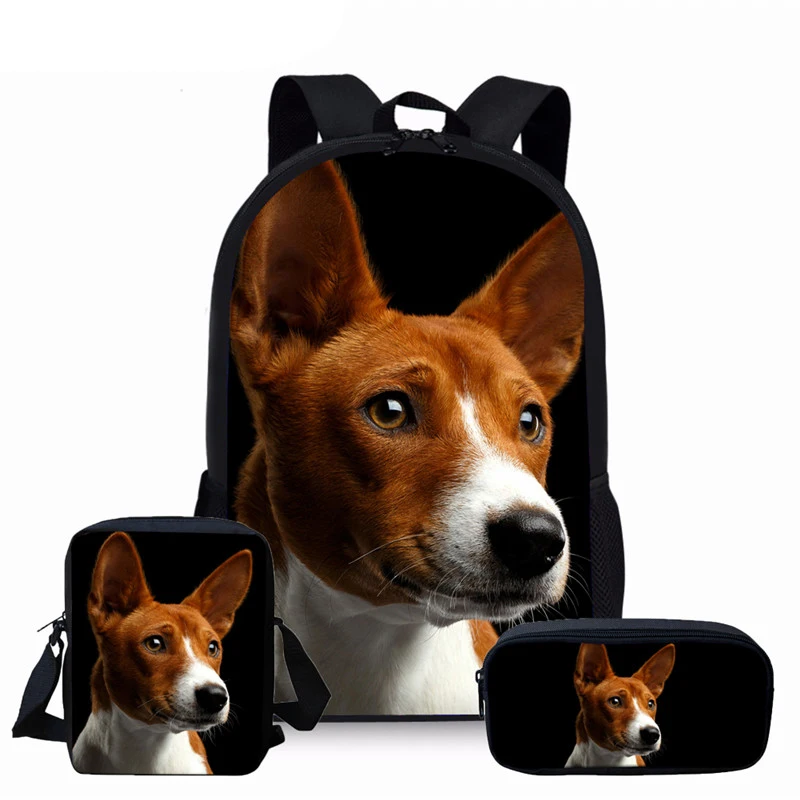 Kids Schoolbags Set Cute Basenji Dog Printed Teenager Girls School Bags for Children Schoolbag Students School Backpacks
Kids Schoolbags Set Cute Basenji Dog Printed Teenager Girls School Bags for Children Schoolbag Students School Backpacks