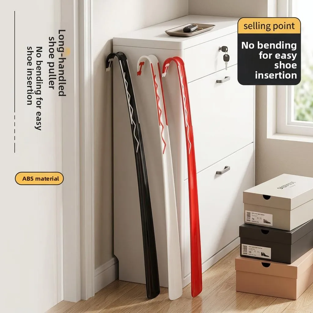 Ergonomic Long Handle Shoe Horn Easy to Use Comfortable for All Users Stretchable Design Ideal for Pregnant Women And Elderly
Ergonomic Long Handle Shoe Horn Easy to Use Comfortable for All Users Stretchable Design Ideal for Pregnant Women And Elderly