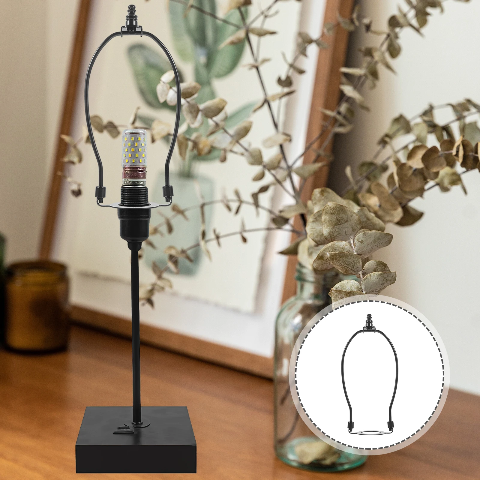 1 Pair 8 Inch Lamp Harp Holder For Floor Lamp Repair Light Shade Stand E26 Socket Durable Metal Support Bracket Lightweight Diy
1 Pair 8 Inch Lamp Harp Holder For Floor Lamp Repair Light Shade Stand E26 Socket Durable Metal Support Bracket Lightweight Diy