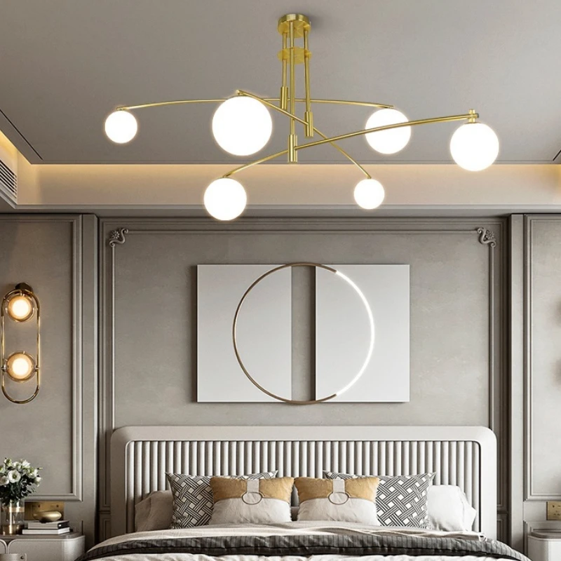 Nordic Long Line Led Ceiling Chandelier Copper Glass Ball for Living Dining Table Bedroom Room Home Decor Hanging Light Fixture
Nordic Long Line Led Ceiling Chandelier Copper Glass Ball for Living Dining Table Bedroom Room Home Decor Hanging Light Fixture