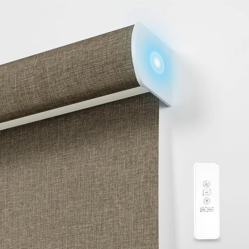 Blackout Linen Fabric Smart Blinds with Remote Control and USB/Panel Operation
Blackout Linen Fabric Smart Blinds with Remote Control and USB/Panel Operation
