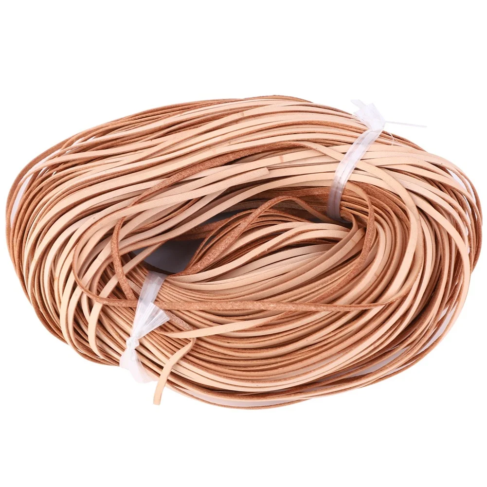 Manual DIY Flat Leather Cord 100m Long Braided First Layer Leather Crafted CordLeather Color
Manual DIY Flat Leather Cord 100m Long Braided First Layer Leather Crafted CordLeather Color
