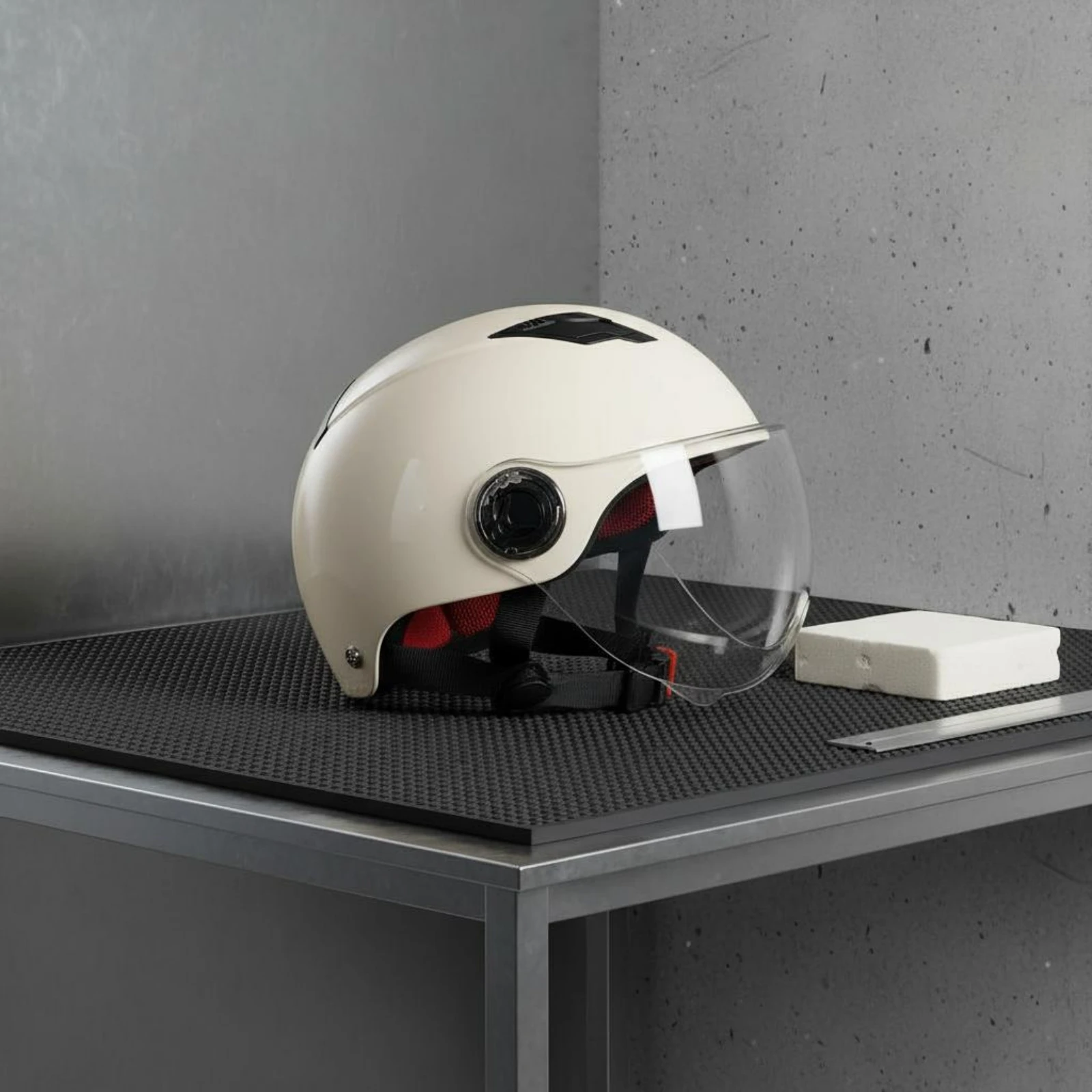 uncoveredFace Motorcycle Helmet Glossy Finish Open Face Motorcycle Helmet Riding Gear Side Adjuster Collision Protection
uncoveredFace Motorcycle Helmet Glossy Finish Open Face Motorcycle Helmet Riding Gear Side Adjuster Collision Protection