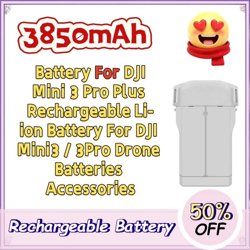 BT-MN3 3850mAh Drone Battery for DJI Mini 3 Pro Plus Rechargeable Li-ion Battery Drone Batteries Accessories
BT-MN3 3850mAh Drone Battery for DJI Mini 3 Pro Plus Rechargeable Li-ion Battery Drone Batteries Accessories