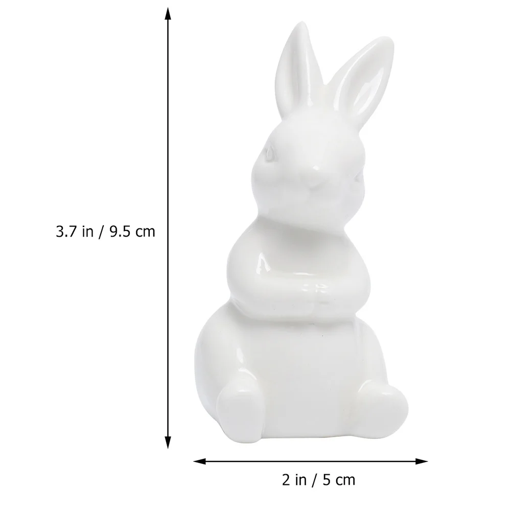 2 Pcs Bunny Decor Home Desktop The Animal Ceramic Table Ornament Rabbit Figurine Craft
2 Pcs Bunny Decor Home Desktop The Animal Ceramic Table Ornament Rabbit Figurine Craft