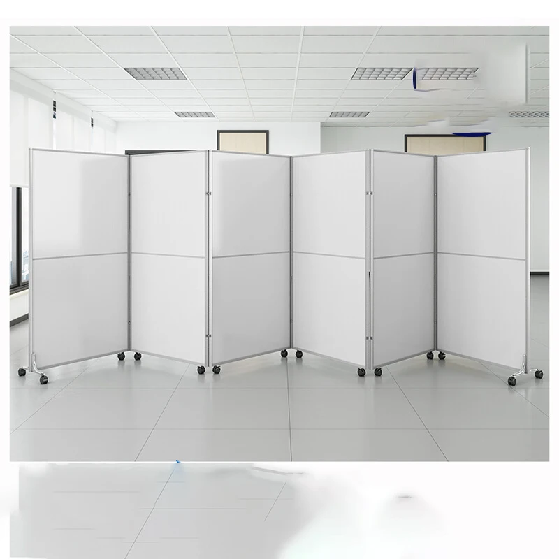 Office mobile screen partition workshop movable partition wall with wheel foldable screen simple push-pull partition board
Office mobile screen partition workshop movable partition wall with wheel foldable screen simple push-pull partition board