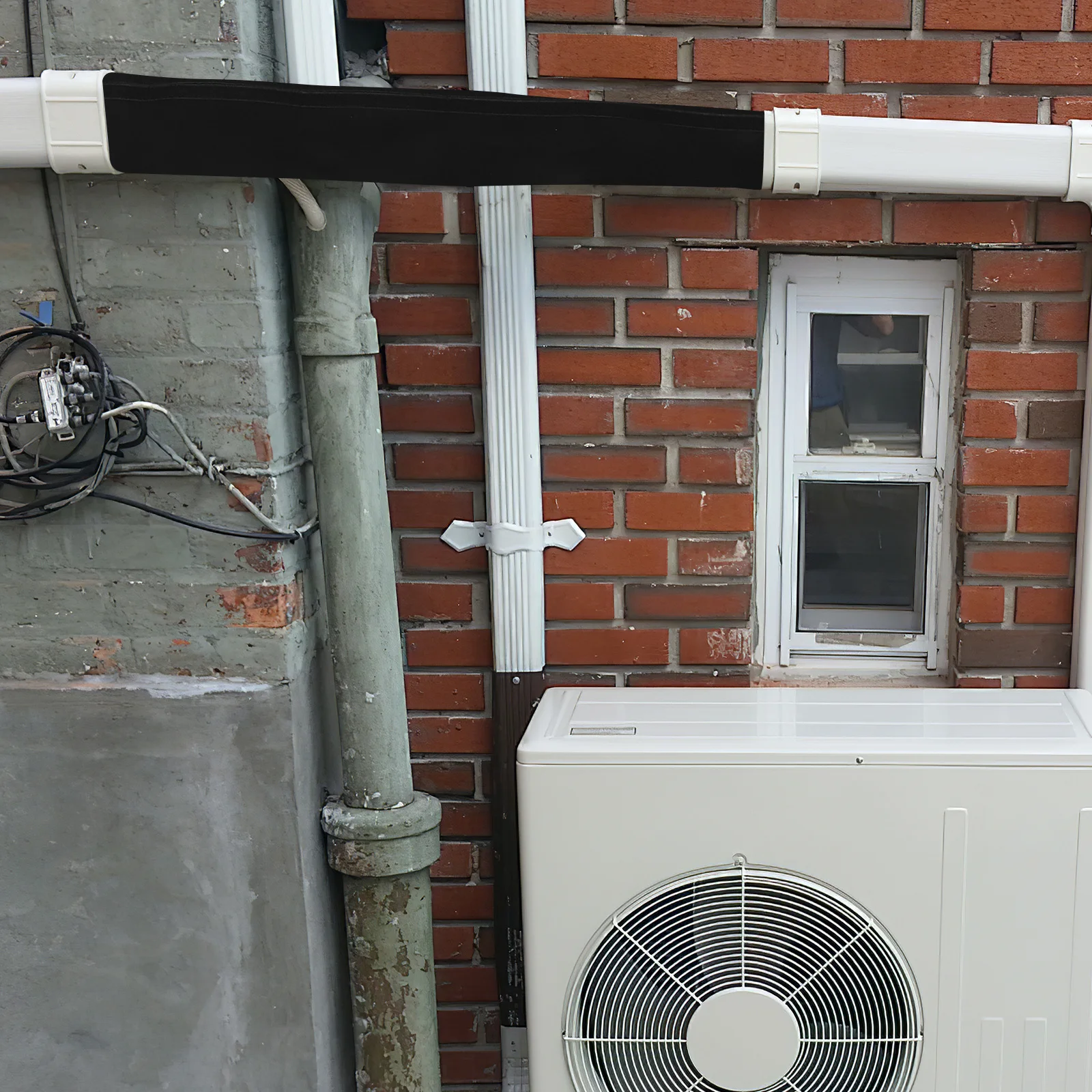 Air Conditioner Hose Cover Gray Exhaust Hose Insulation Sleeve Removable Heat Insulated Ac Vent Pipe Cover Noise Reduction
Air Conditioner Hose Cover Gray Exhaust Hose Insulation Sleeve Removable Heat Insulated Ac Vent Pipe Cover Noise Reduction