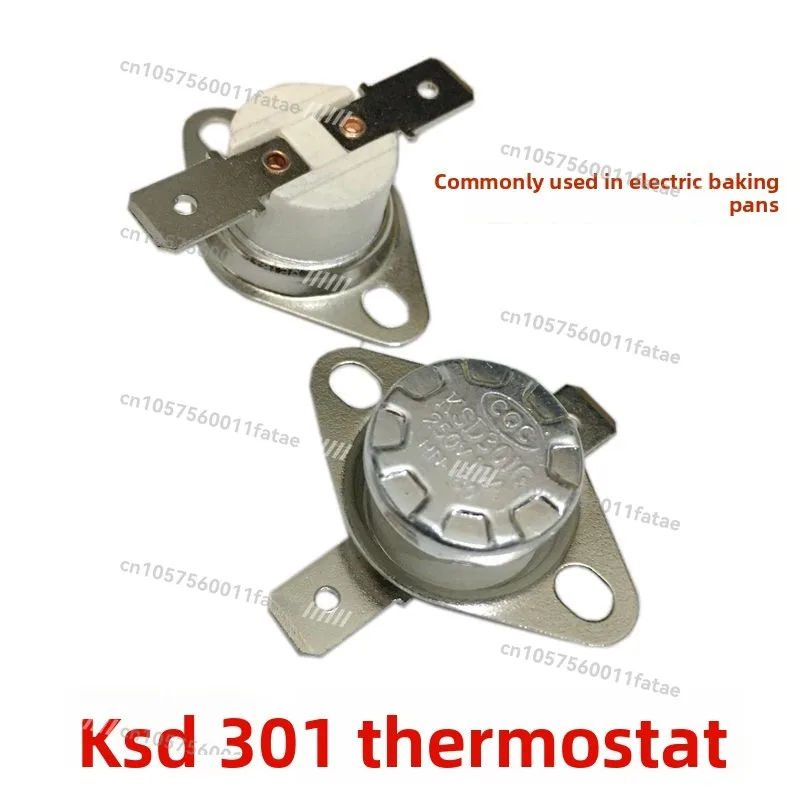 KSD301 Electric Pancake Maker Thermostat Switch 180/185/195 Degree Snap Action Temperature Control
KSD301 Electric Pancake Maker Thermostat Switch 180/185/195 Degree Snap Action Temperature Control