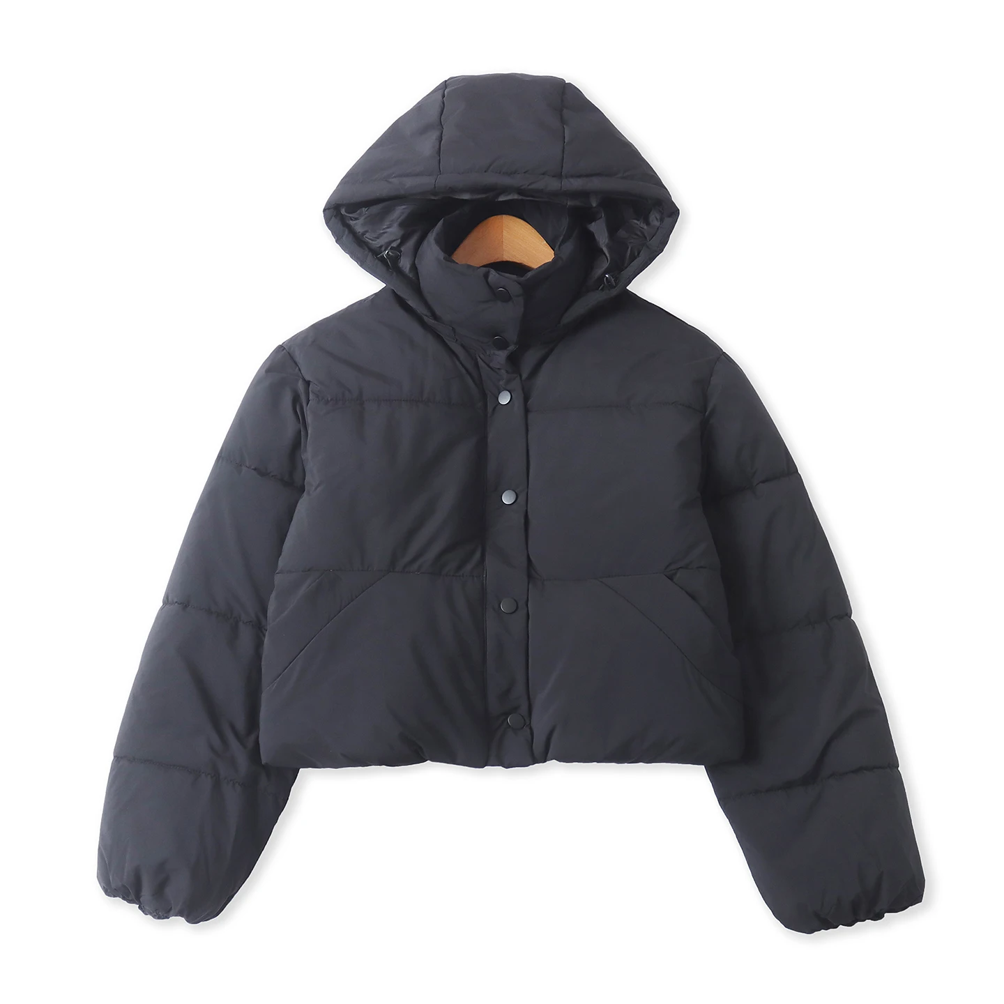 Short Puffer Jacket Women's Winter Casual Warm Long Sleeve Hooded Zipper Cotton Clothes Commute Style Detachable Hooded
Short Puffer Jacket Women's Winter Casual Warm Long Sleeve Hooded Zipper Cotton Clothes Commute Style Detachable Hooded