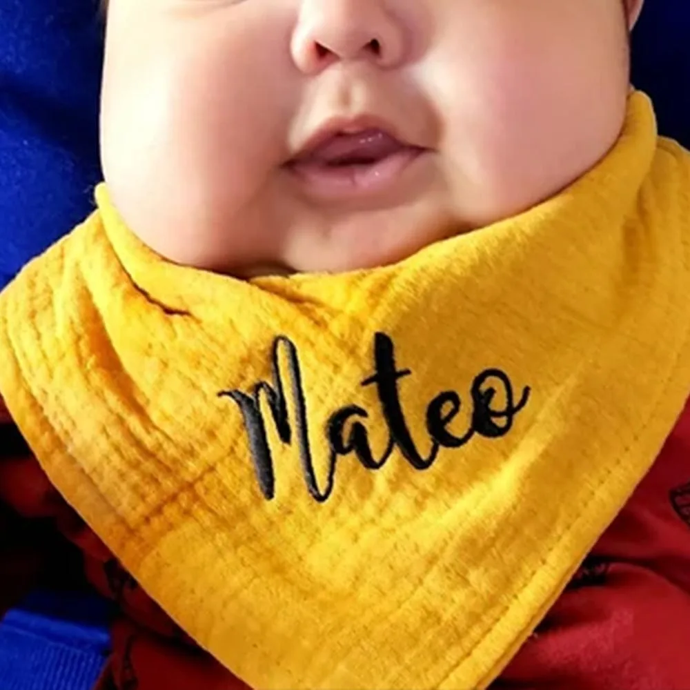 Personalized Bib Embroidered Name Newborn Baby Bib 0-2 Year Old Kids Baby Shower Gifts Bib Custom Children Feeding Bib Supply
Personalized Bib Embroidered Name Newborn Baby Bib 0-2 Year Old Kids Baby Shower Gifts Bib Custom Children Feeding Bib Supply