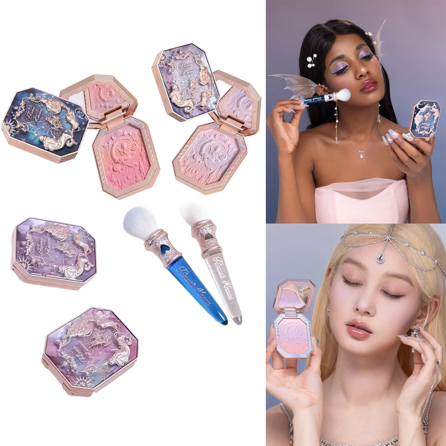 Flower Knows Moonlight Mermaid Jewelry Blush 5g Matte Long-Lasting Cheek Blush Powder Vegan Cruelty-Free Waterproof Natural
Flower Knows Moonlight Mermaid Jewelry Blush 5g Matte Long-Lasting Cheek Blush Powder Vegan Cruelty-Free Waterproof Natural