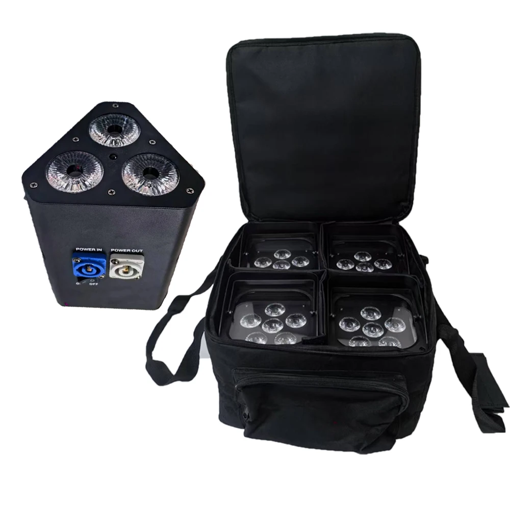 4X LED Wash DJ Lighting Jacmui 3x18W RGBWAUV 6in1 LED Battery Par Light Wireless Effect Disco Wedding Light for Event Party Show
4X LED Wash DJ Lighting Jacmui 3x18W RGBWAUV 6in1 LED Battery Par Light Wireless Effect Disco Wedding Light for Event Party Show