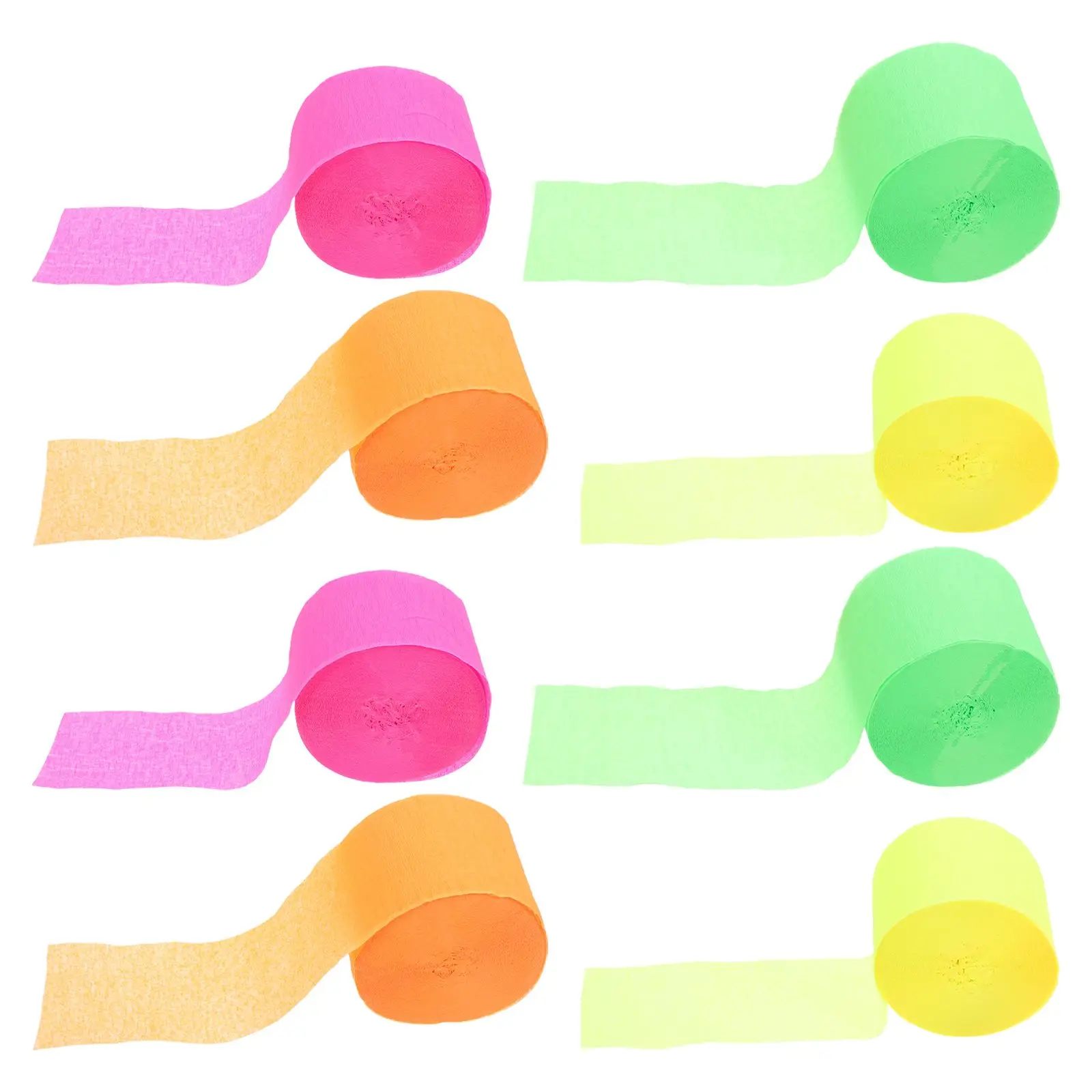 8pcs Colorful Rolls Colors Streamers Red Crepe Paper Ribbon Green Streamers Venue Props Crepe Paper Party Decorations
8pcs Colorful Rolls Colors Streamers Red Crepe Paper Ribbon Green Streamers Venue Props Crepe Paper Party Decorations
