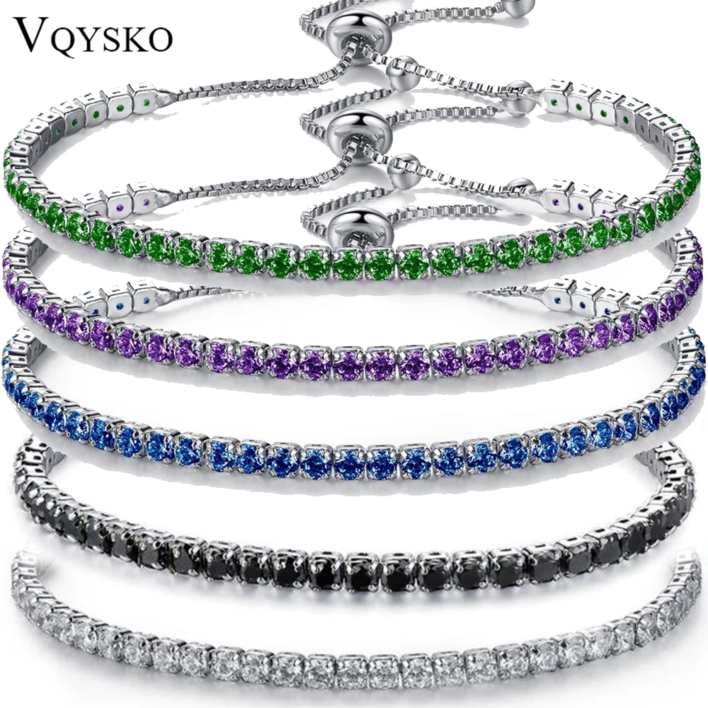 VQYSKO Tennis Multicolour Bracelet Women Stacking Bracelet Dainty Zircon Bangle Mothers Day Gift For Her
VQYSKO Tennis Multicolour Bracelet Women Stacking Bracelet Dainty Zircon Bangle Mothers Day Gift For Her
